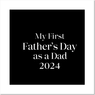 First Time Dad Est 2024 Posters and Art